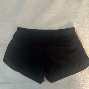 lululemon athletica Black Women's Speed Up High Rise Shorts - Smooth Waistband